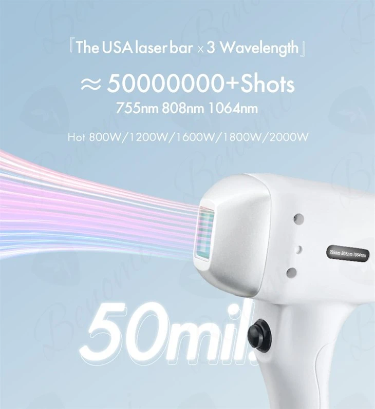White Diode Laser Hair Removal