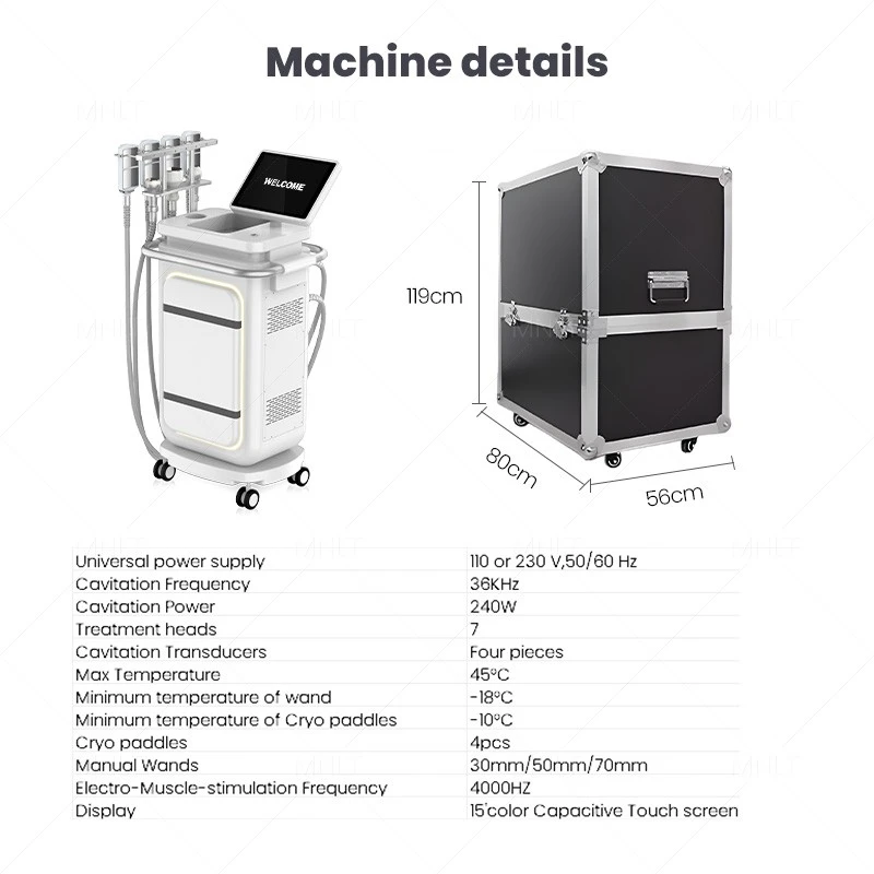 CRYOTHERAPY THERMAL SHOCK FAT CAVITATION SPEED DIET Machine high quality